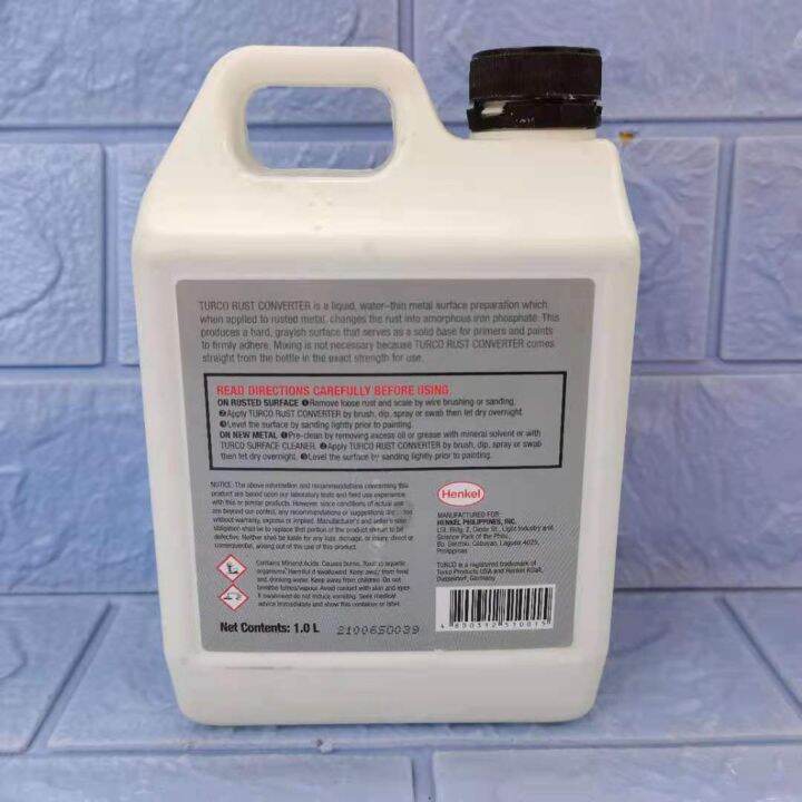 Practical Turco Rust Converter 500mL 1L Lazada PH