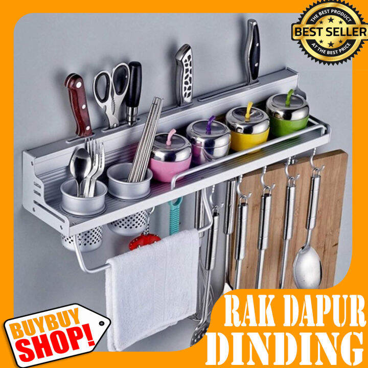 Rak Dapur Dinding Kitchen Rack Bumbu Gantung Lazada Indonesia