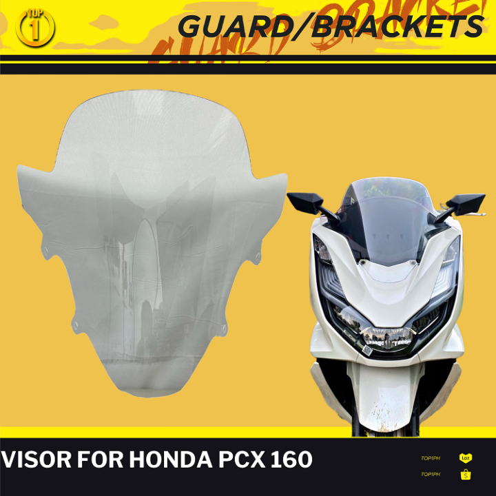 TOP1RACING WINDSHIELD VISOR CLEAR PCX 160 MADE IN THAILAND