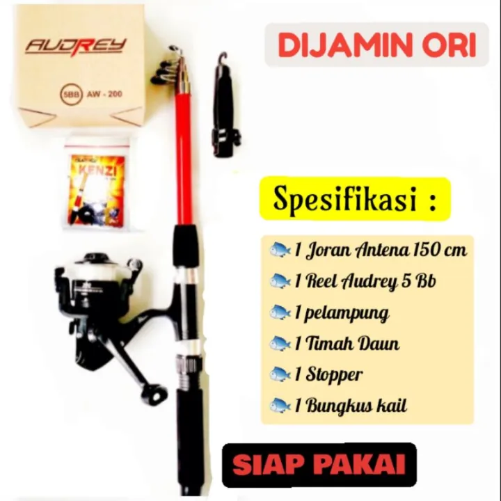 Set Pancing Antena 150 Cm Lengkap Siap Pakai Lazada Indonesia