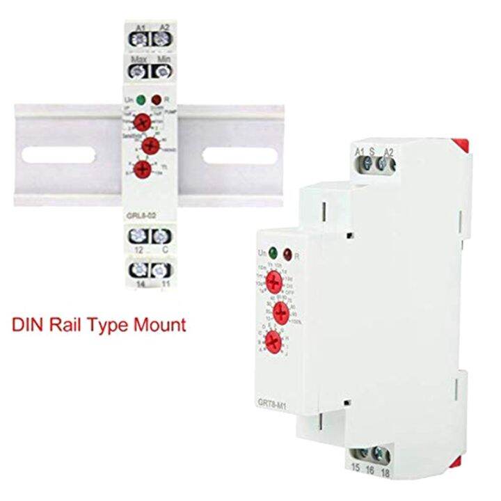 Delay Time Relay Multifunctional Timer Ac Dc Contactor Relay Din Rail