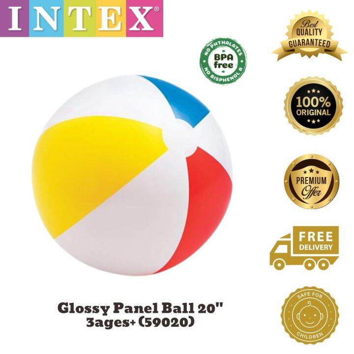 Intex Glossy Panel Ball Fun Ball Play Ball Beach Ball