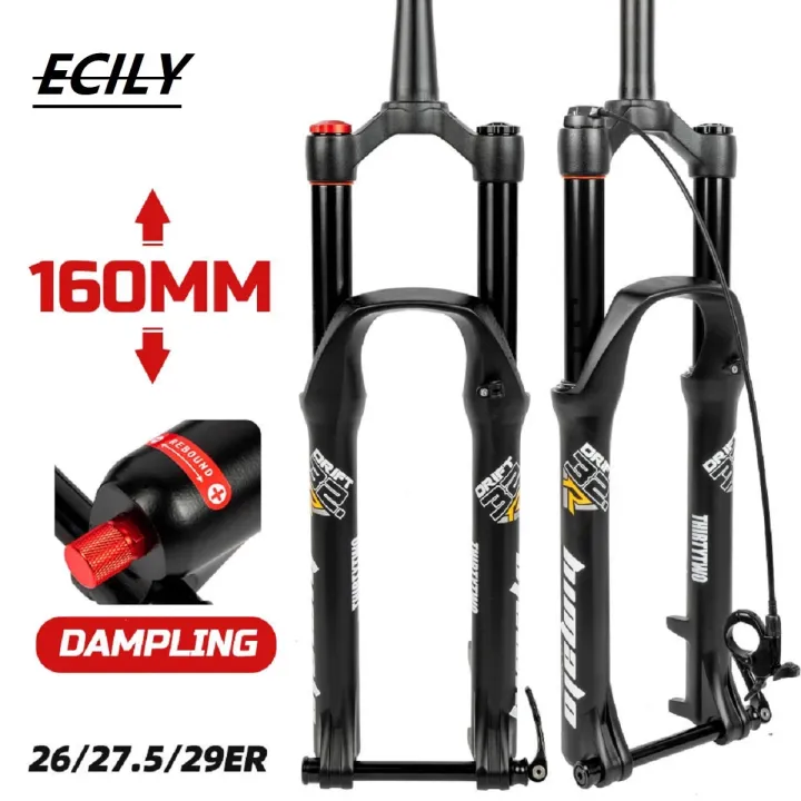 Ecily Himalo Mtb Suspension Air Fork Travel Mm Er Rebound