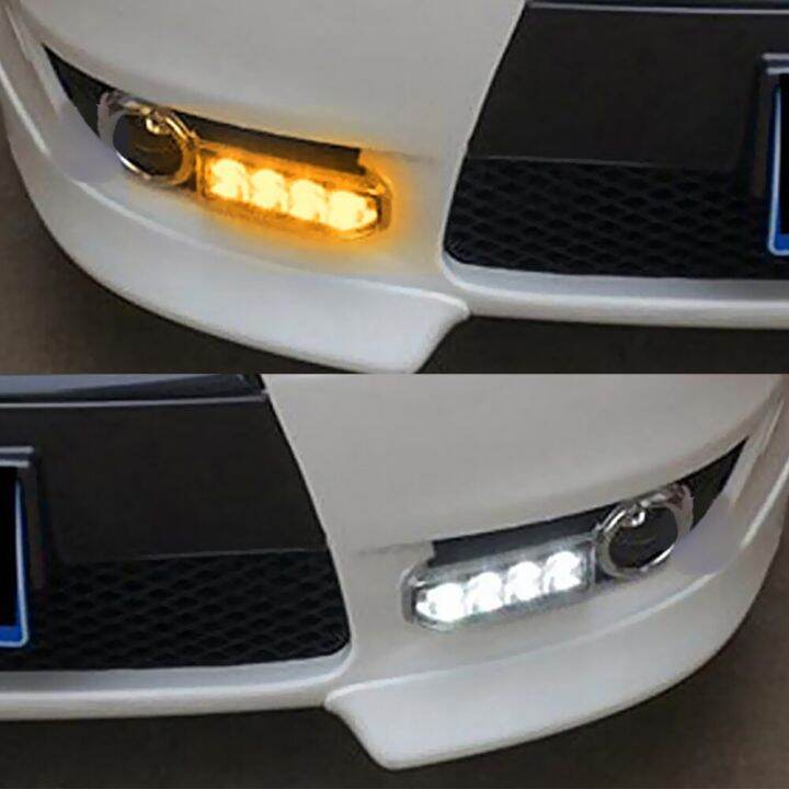 New Cscsnl Set Car Led Drl Daytime Running Light For Mitsubishi