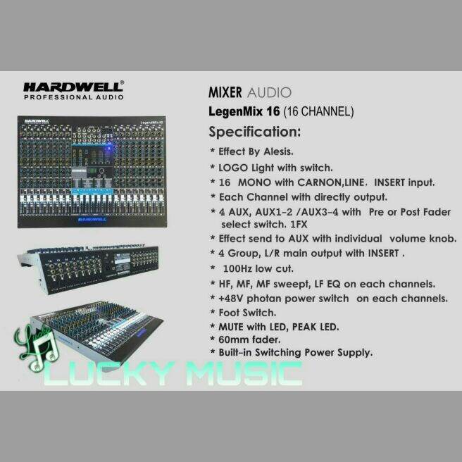 Mixer Hardwell Legenmix Channel Original Lazada Indonesia