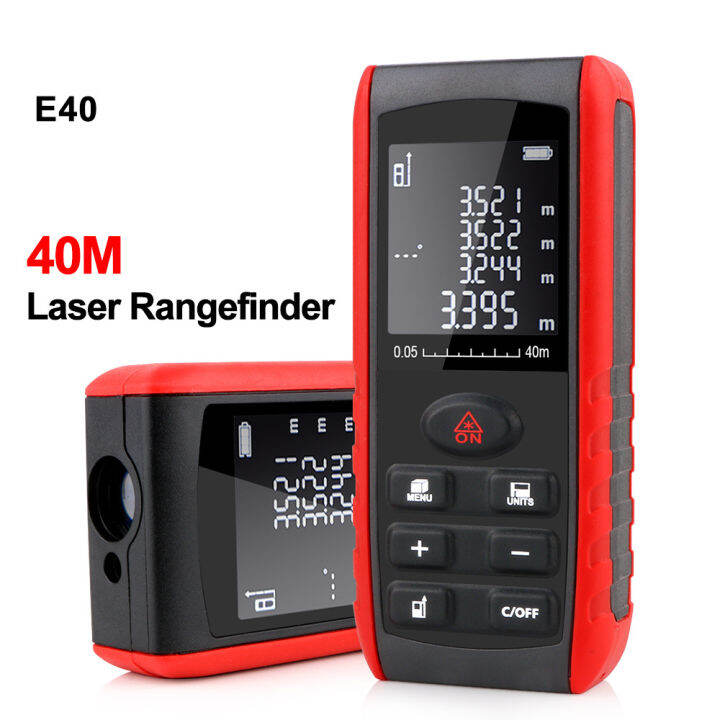 Laser Distance Meter 40m 60m 80m 100m Rangefinder Measurer Reader For