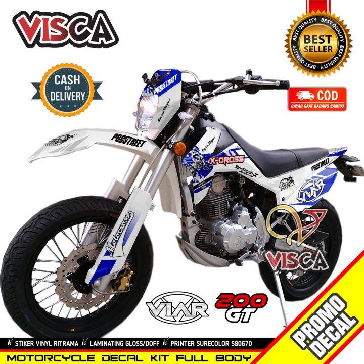 Decal Viar X Cross Gt Terbaru Full Body Decal Viar X Cross Gt