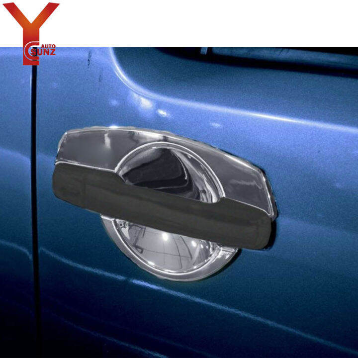 Abs Black Door Handle Cover Accessories For Nissan Frontier Navara D