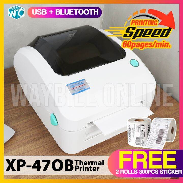 Xprinter Xp B Thermal Label Printer Bluetooth Usb Waybill With Peel