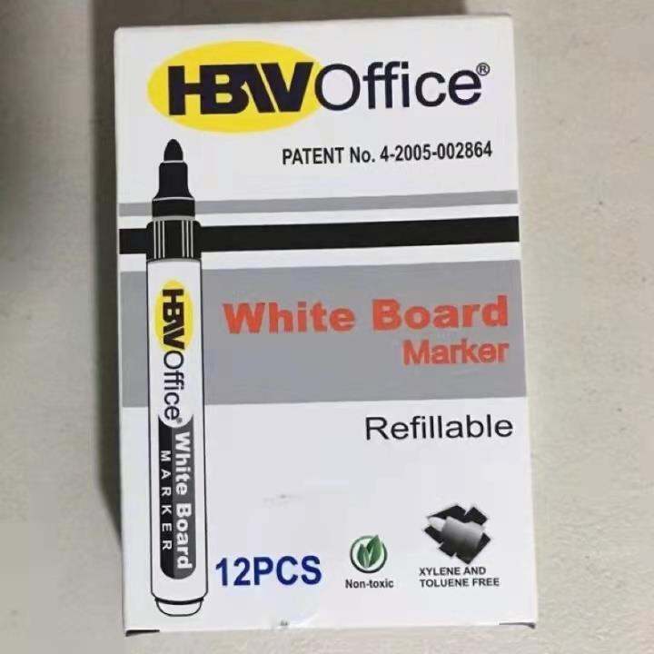 Hot Selllaodaoren Double H Pcs Box Hbw White Board Marker Black