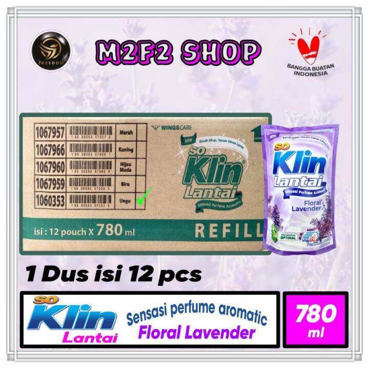 So Klin Lantai Sensasi Parfum Aromatic Floral Lavender Ml