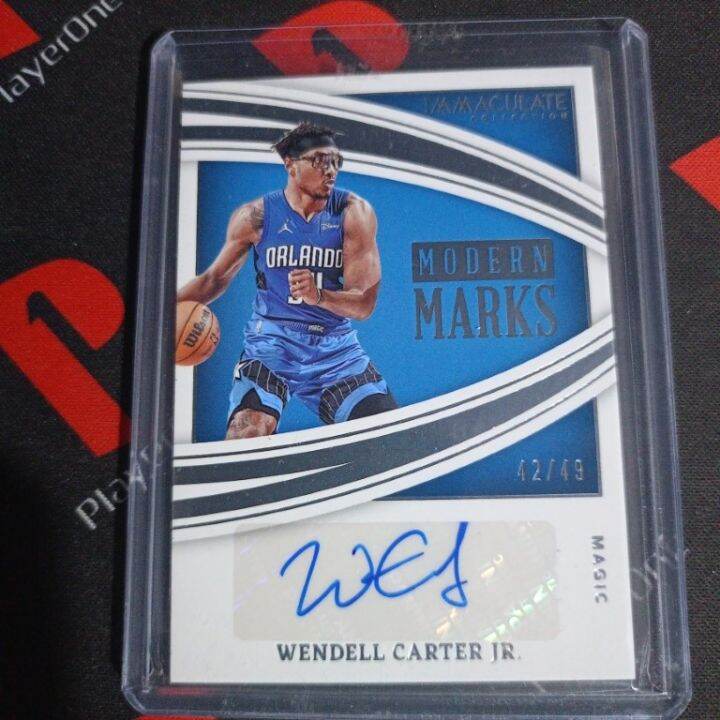 Wendell Carter Jr Panini Immaculate Modern Marks Auto NBA Card