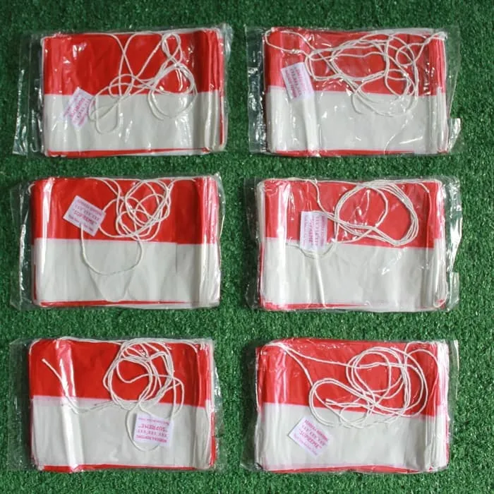 Ready Stok Bendera Plastik Merah Putih Tali Pack Pack Pack