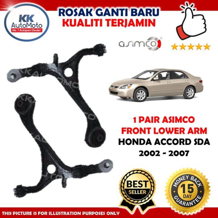 Honda Accord Sda Pair Asimco Front Lower Arm Lr Sepasang