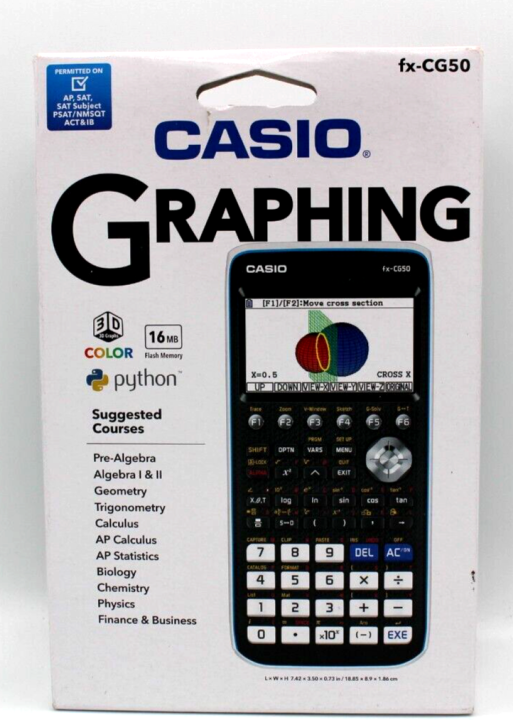 READY STOCK LATEST 2024 Casio Prizm FX CG50 Color Graphing Calculator