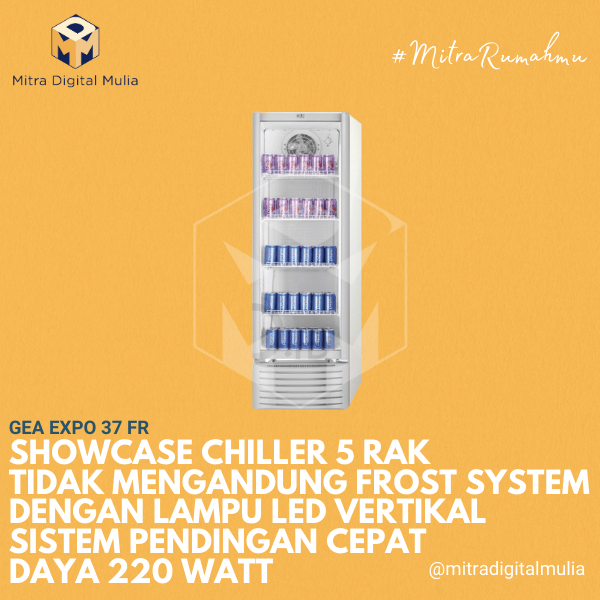 Gea Expo Fr Showcase Chiller Lemari Pendingin Rak Liter