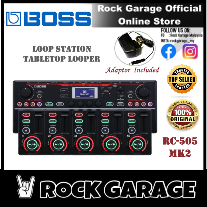 Boss Rc Mk Loop Station Tabletop Looper Rc Rc Mkii Lazada