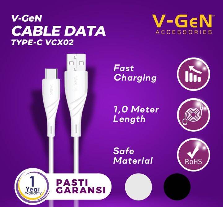 Kabel Data Usb Type C V Gen Vcx Fast Charging A Meter Vgen