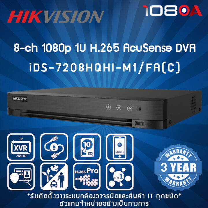 Ids Hqhi M Fa C Hikvision Ch P U H Acusense Dvr