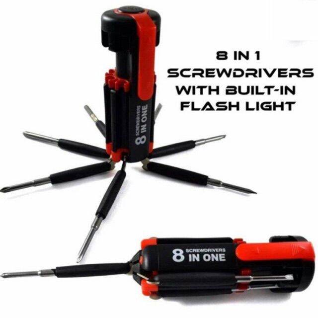 In Multi Screwdriver With Led Torch Tools Light Up Lazada Ph