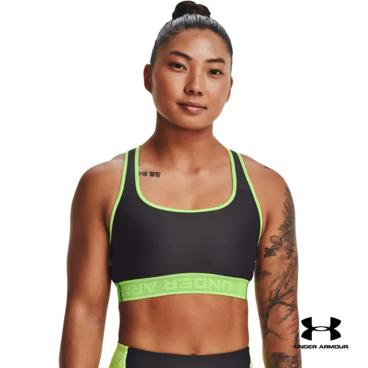 Under Armour Ua Women S Armour Mid Crossback Print Sports Bra