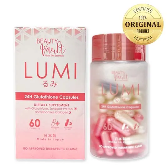 Lumi H Skin Whitening Glutathione Capsules By Beauty Vault