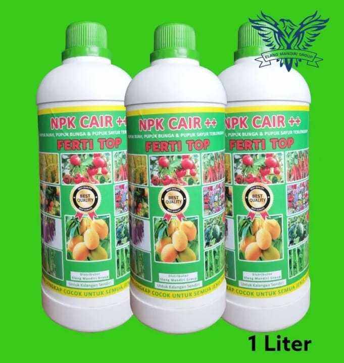 Npk Plus Cair Liter Pupuk Daun Suplemen Penyubur Akar Daun Bunga