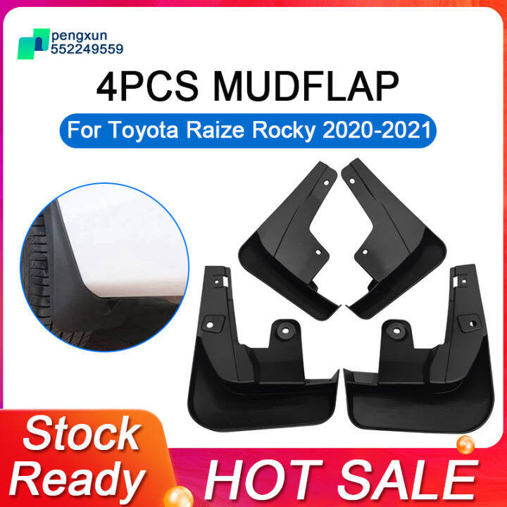 4PCS Mudflap For Toyota Raize Rocky 2020 2021 Fender Mud Flaps Guard