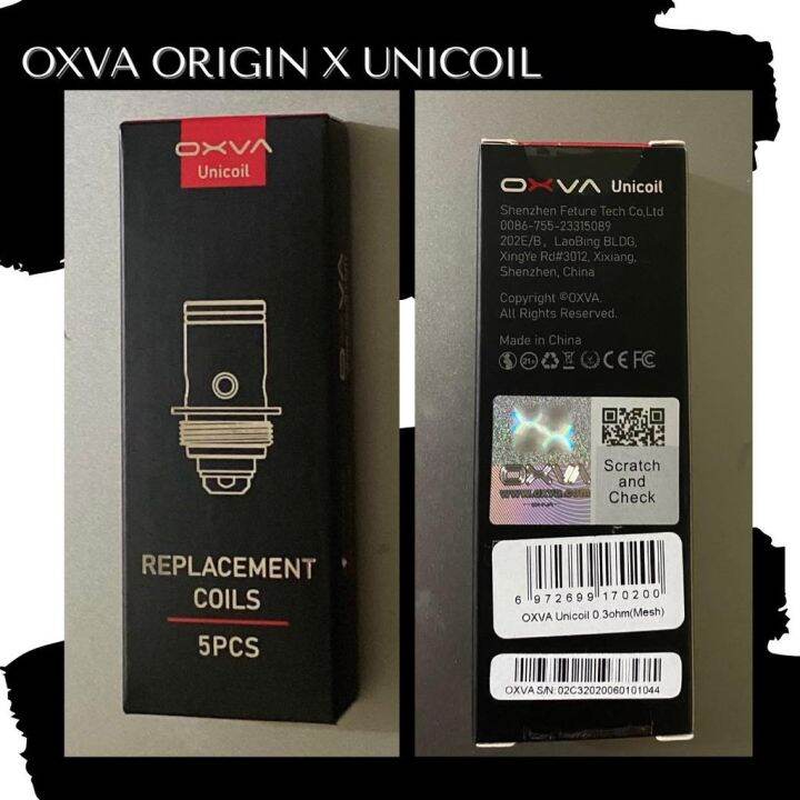 Hot Oxva Origin X Unicoil Replacement Coils Mesh Ohm Occ Lazada Ph