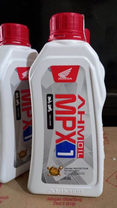 Oli Mpx Oil Mpx Ahm Honda W Api Sl Jaso Ma Ml Kemasan Baru