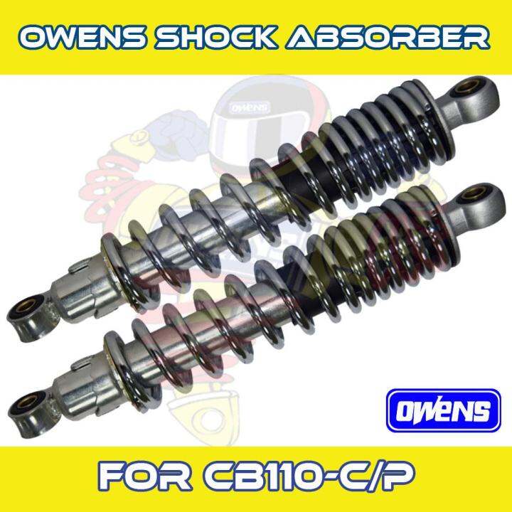 Cb Chrome Owens Motorcycle Rear Shock Absorber Pair Lazada Ph