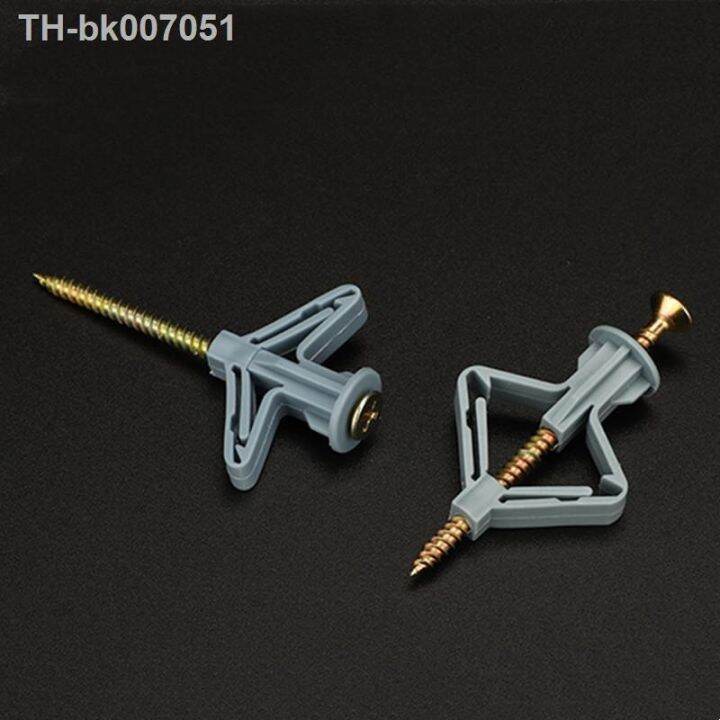 Practical Pcs Plastic Expansion Drywall Anchor Kit With Screws Self