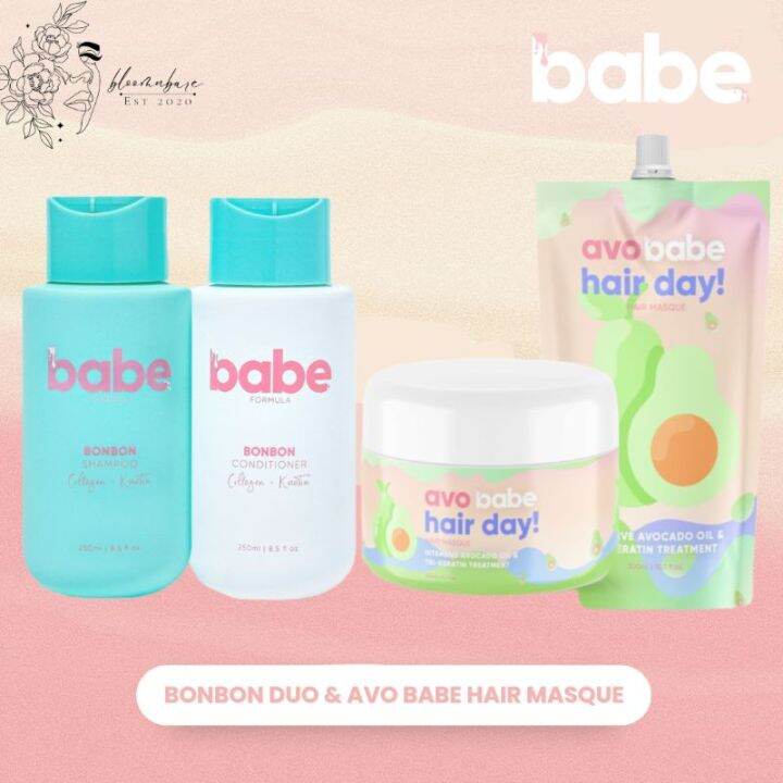 Bonbon Avo Babe CGM Approved Sulfate Free Haircare Tri Keratin Hair