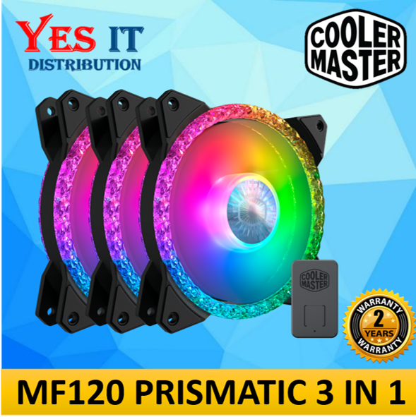 Cooler Master Masterfan Mf Prismatic In Tri Loop Addressable Rgb