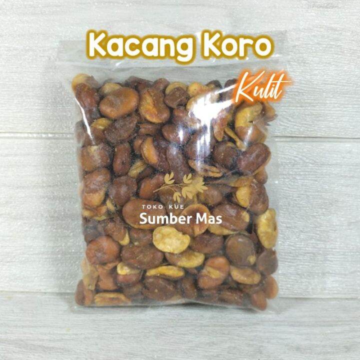 Kacang Koro Kulit Isi 1 Kg Snack Kiloan Makanan Ringan Cemilan