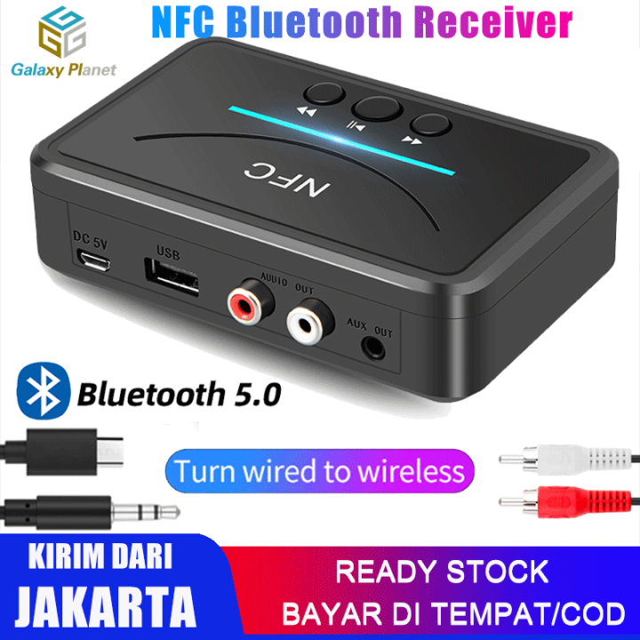 Dikirim Dari Jakarta Audio Bluetooth Receiver Mm Nfc Stereo Car