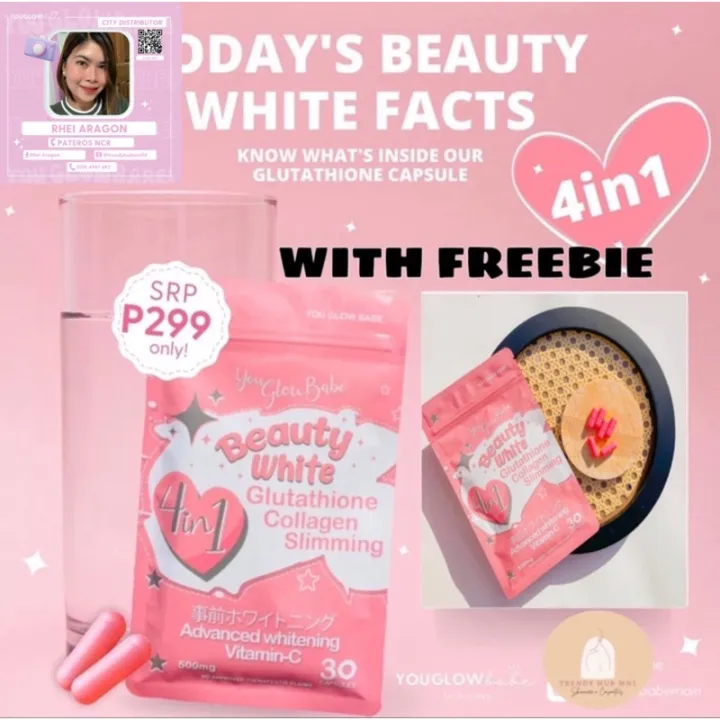 Onhand YOU GLOW BABE BEAUTY WHITE GLUTATHIONE BLEACHING CREAM Lazada PH