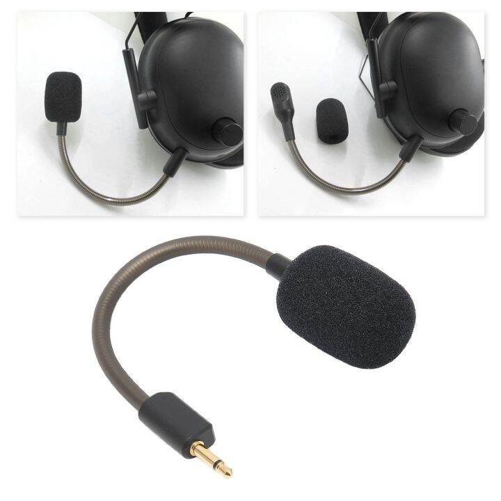 Mic Boom Mm Jack Gaming Headsets Microphone Clear With Foam Cover