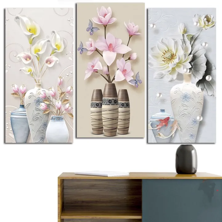 HIASAN DINDING BUNGA REALISTIK AESTHETIC 20X30 WALL DECOR PAJANGAN