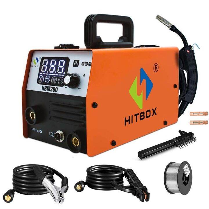 HITBOX HBM200 2 In1 MMA Mig Semi Automatic Welding Machine Inverter