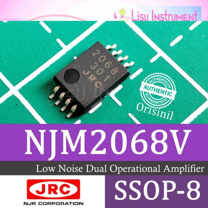 Njm V Jrc Low Noise Dual Operational Amplifier Ssop Jrc