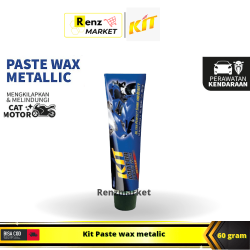 Kit Paste Wax Metalic Gram Pengkilap Motor Cat Metalik Lazada