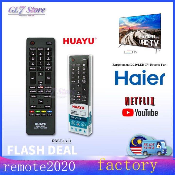 Haier Lcd Led Tv Remote Control Universal Rm L Lazada Ph