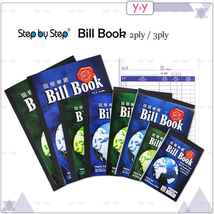 Step By Step NCR Carbonless Bill Book SBS Receipt Book Bill Book