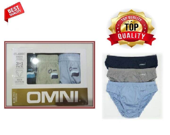 Original Omni Bikini Brief In Pack For Men Lazada Ph