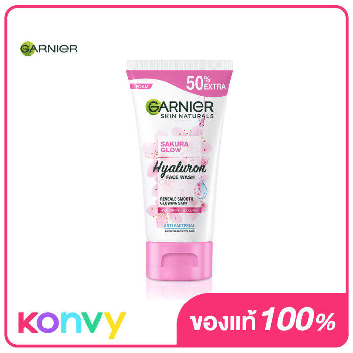 Garnier Sakura Glow Hyaluron Face Wash 150ml Lazada Co Th