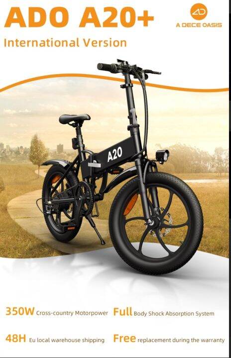 ADO A20 Hybrid 20 Inch Folding Electric Bike Ebike EBike Electric Bike