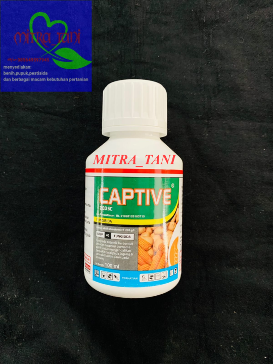 Fungisida Dimetomorf Cair CAPTIVE 200SC Isi 100ml Dari AGRICON Lazada