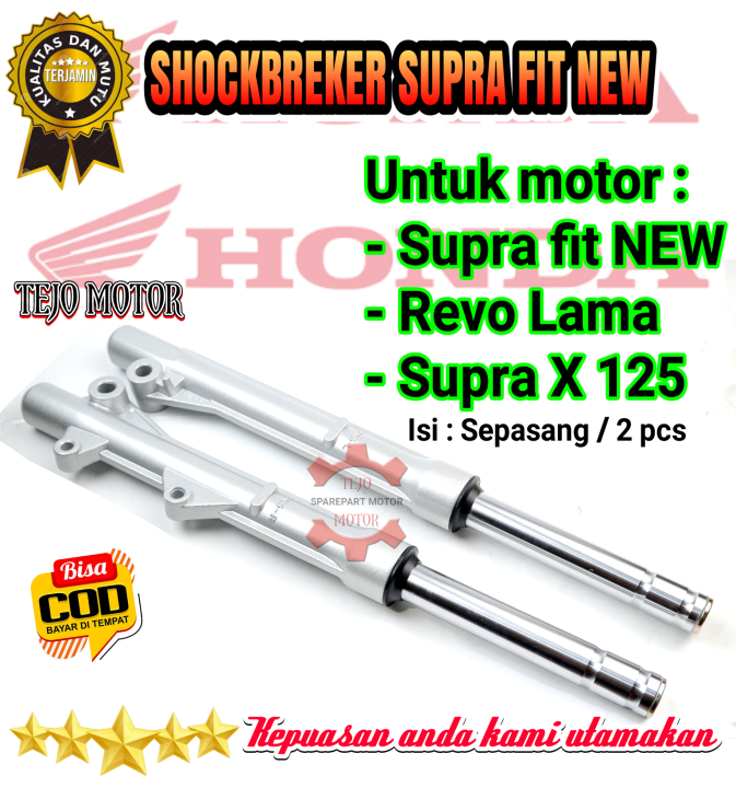 SHOCK SHOK DEPAN KOMPLIT SUPRA FIT NEW REVO Shockbreaker Depan Honda