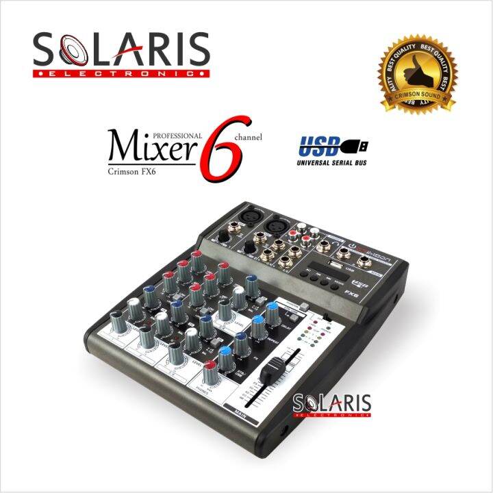 Mixer Channel Usb Equalizer Crimson Fx Lazada Indonesia